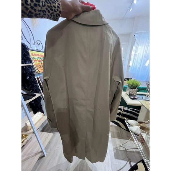 Vintage London Fog Lined Trench Coat Beige Tan Double Breasted Classic - Picture 5 of 5